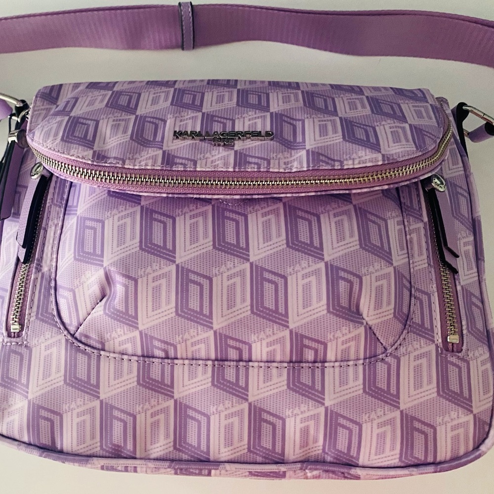Karl Lagerfeld Nylon Cara Messenger Bag